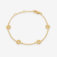 mini eternal sun bracelet - Rachel Jackson - Silverado Jewellery