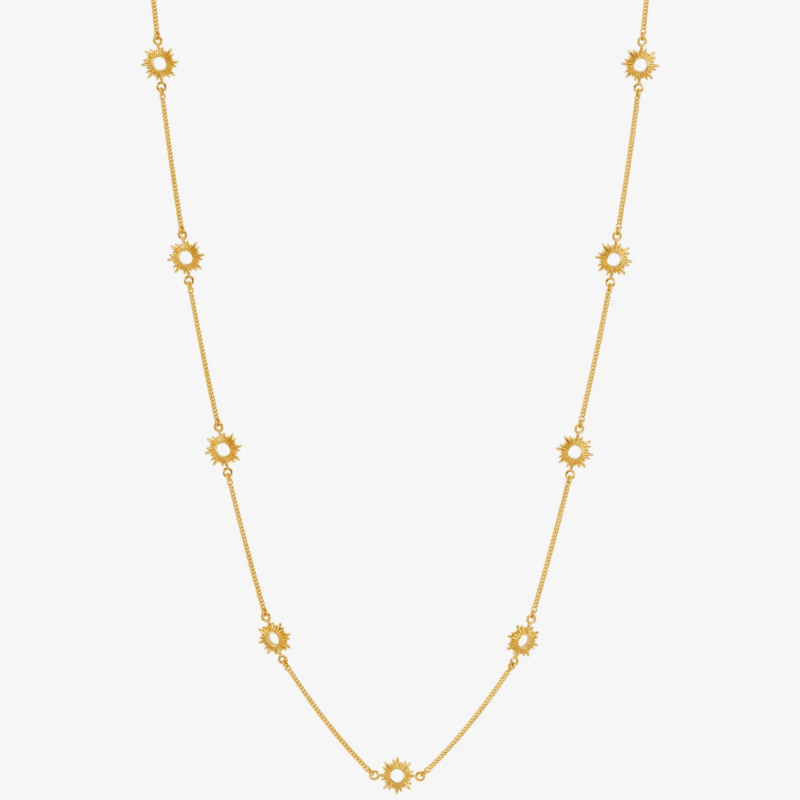 long eternal sun necklace - Rachel Jackson - Silverado Jewellery