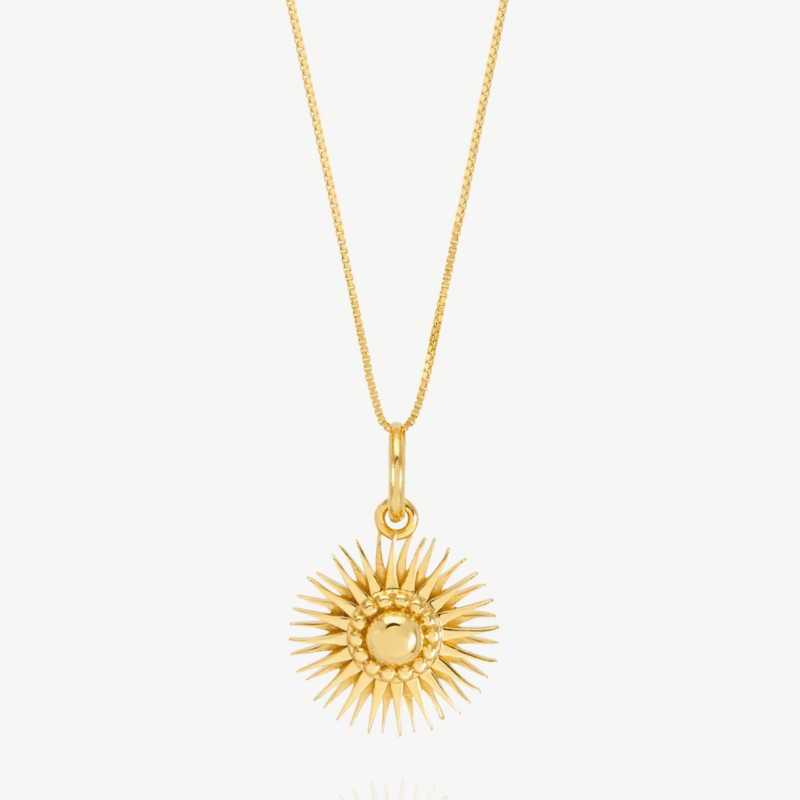 mini electric goddess sun necklace - Rachel Jackson - Silverado Jewellery