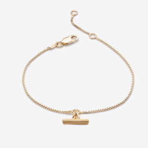 mini T-bar bracelet - Rachel Jackson - SIlverado Jewellery