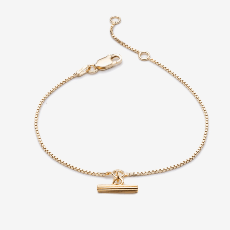 mini T-bar bracelet - Rachel Jackson - SIlverado Jewellery