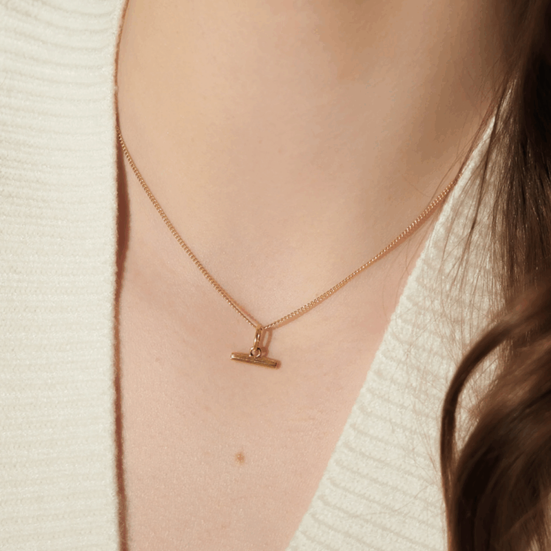 Mini T-bar necklace - Rachel jackson - Silverado Jewellery