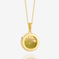 small birthstone peridot amulet - Rachel Jackson - Silverado Jewellery