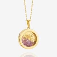 Medium birthstone amethyst amulet - Rachel Jackson - Silverado Jewellery Medium birthstone amethyst amulet - Rachel Jackson - Silverado Jewellery