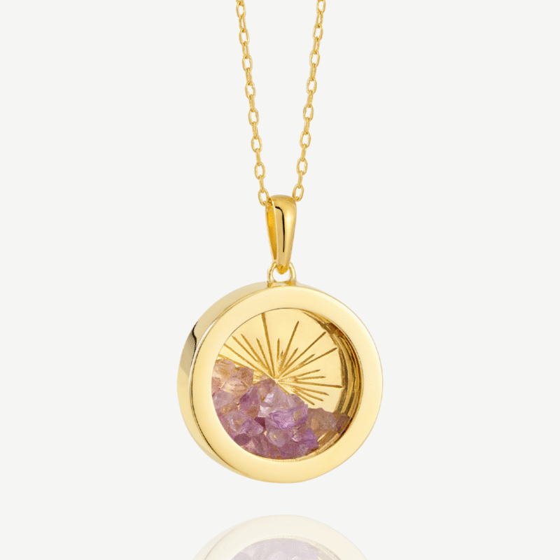 Medium birthstone amethyst amulet - Rachel Jackson - Silverado Jewellery Medium birthstone amethyst amulet - Rachel Jackson - Silverado Jewellery