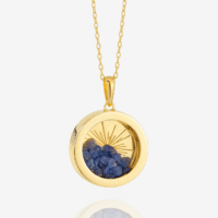 Medium birthstone sapphire amulet - Rachel Jackson - Silverado Jewellery Medium birthstone sapphire amulet - Rachel Jackson - Silverado Jewellery