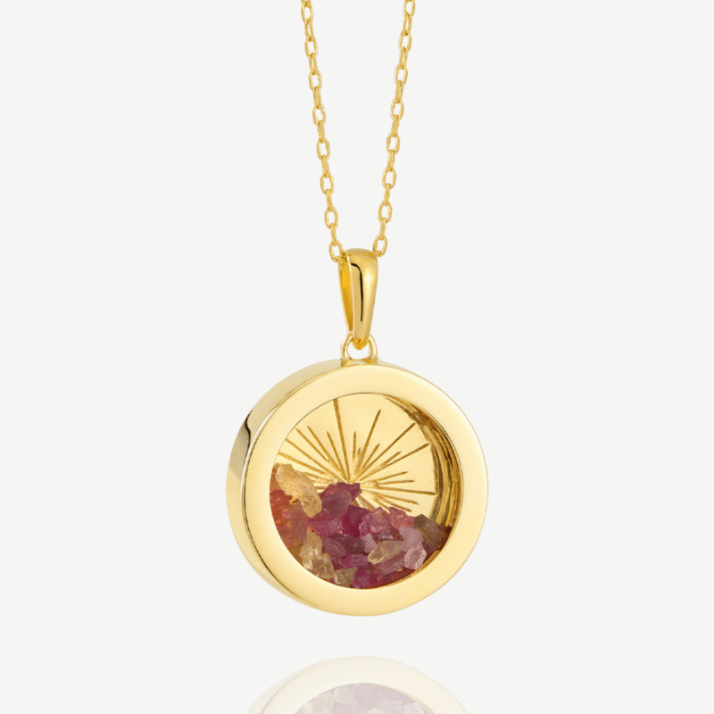 Medium birthstone tourmaline amulet - Rachel Jackson - Silverado Jewellery Medium birthstone tourmaline amulet - Rachel Jackson - Silverado Jewellery