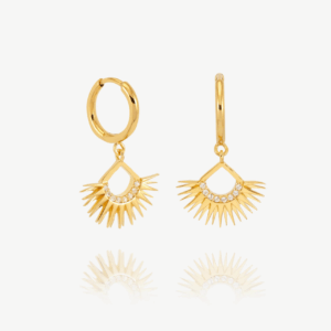 Rachel Jackson Rising Sun Rising Sun Huggie Hoop Earrings