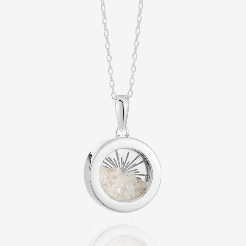 small silver birthstone rock crystal amulet - Rachel Jackson - Silverado Jewellery small silver birthstone rock crystal amulet - Rachel Jackson - Silverado Jewellery
