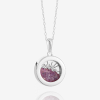 small silver birthstone amethyst amulet - Rachel Jackson - Silverado Jewellery small silver birthstone amethyst amulet - Rachel Jackson - Silverado Jewellery