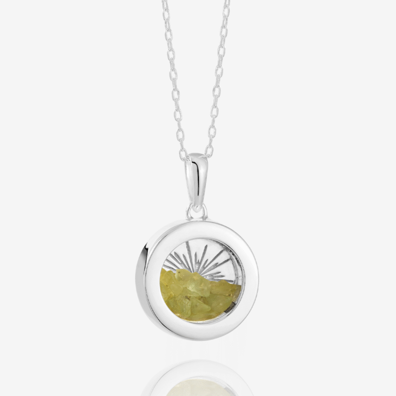 small silver birthstone peridot amulet - Rachel Jackson - Silverado Jewellery small silver birthstone peridot amulet - Rachel Jackson - Silverado Jewellery