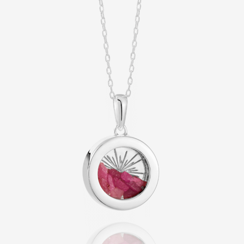 small silver birthstone ruby amulet - Rachel Jackson - Silverado Jewellery small silver birthstone ruby amulet - Rachel Jackson - Silverado Jewellery