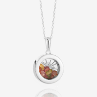 small silver birthstone tourmaline amulet - Rachel Jackson - Silverado Jewellery small silver birthstone tourmaline amulet - Rachel Jackson - Silverado Jewellery