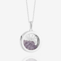 Medium silver birthstone tanzanite amulet - Rachel Jackson - Silverado Jewellery Medium silver birthstone tanzanite amulet - Rachel Jackson - Silverado Jewellery