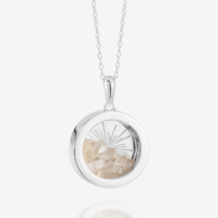 Medium silver birthstone moonstone amulet - Rachel Jackson - Silverado Jewellery Medium silver birthstone moonstone amulet - Rachel Jackson - Silverado Jewellery