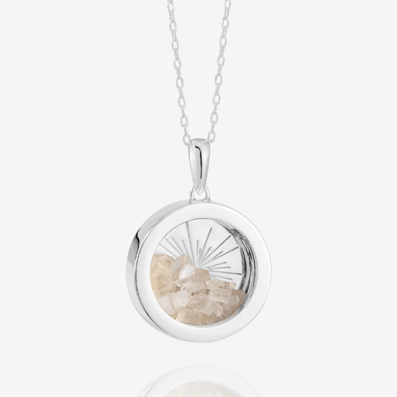 Medium silver birthstone moonstone amulet - Rachel Jackson - Silverado Jewellery Medium silver birthstone moonstone amulet - Rachel Jackson - Silverado Jewellery