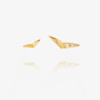 dreamer asymmetric bird stud earrings - Rachel Jackson - Silverado Jewellery