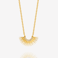 mini rising sun necklace - Rachel Jackson - Silverado Jewellery