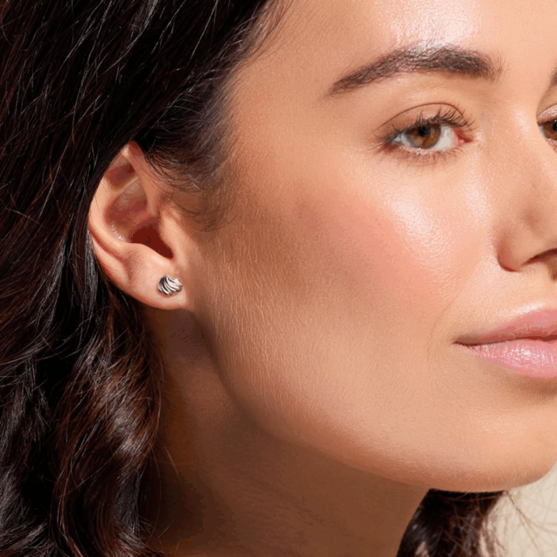 oceane shell echo stud earrings - Kit Heath - Silverado Jewellery