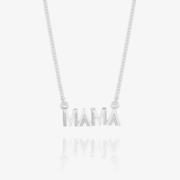 Silver Mini Mama Necklace