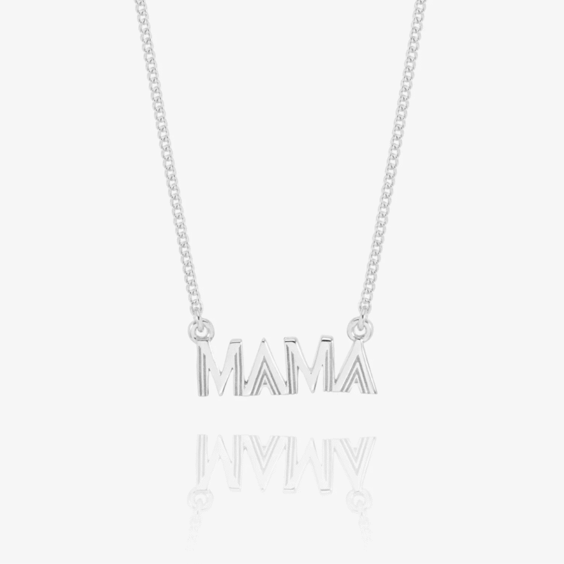 Silver Mini Mama Necklace