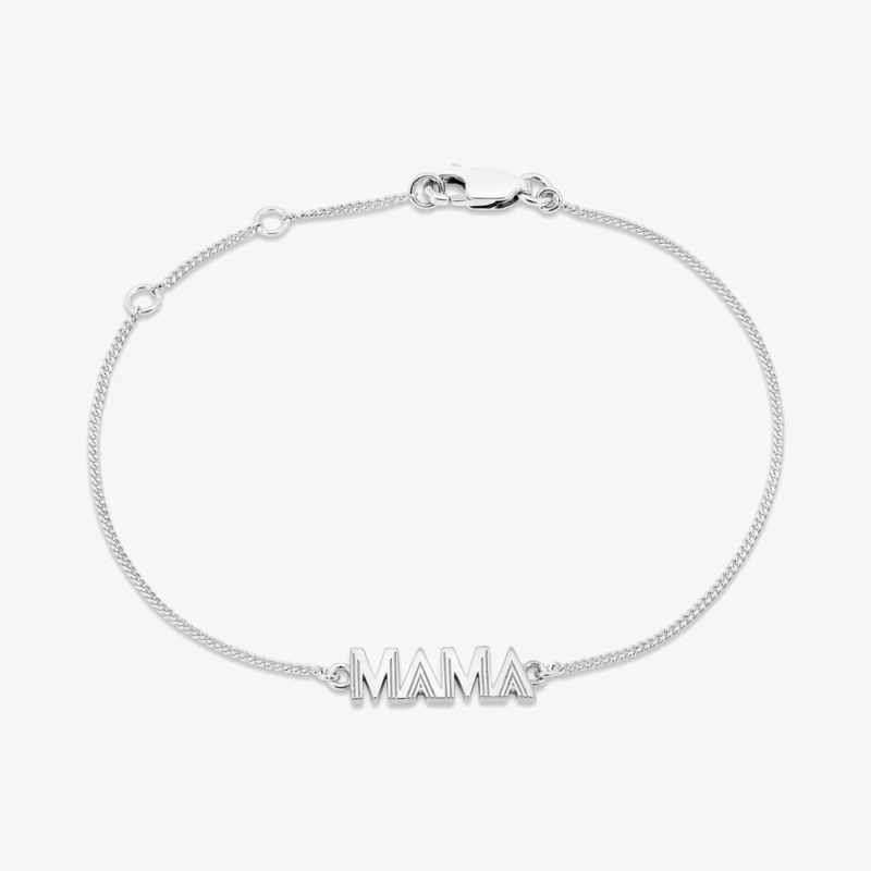 Silver Mini Mama Bracelet