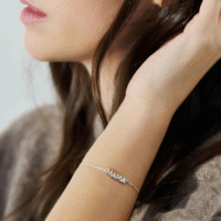 Silver Mini Mama Bracelet