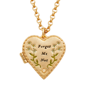 floral heart fable Floral Heart Locket Necklace