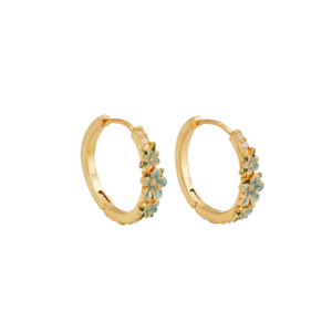 floral wreath fable Floral Wreath Hoop Earrings
