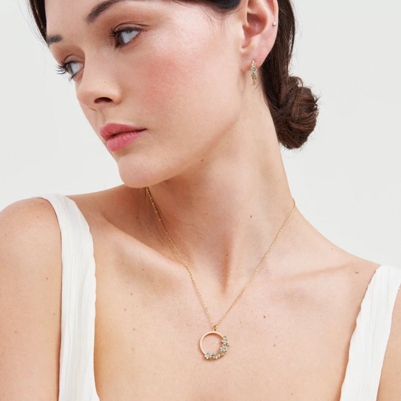 Floral Wreath Necklace