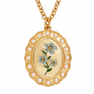 forget me not fable Forget Me Not Cameo Necklace
