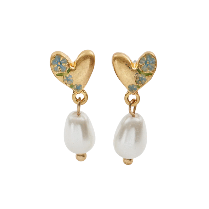 Forget-me-not earrings. Fable England.