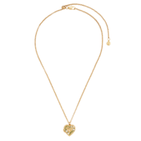 Gaia Lily Heart Locket Necklace