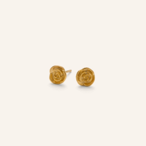 Rose stud earrings - Pernille Corydon - Silverado Jewellery