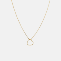 Dainty open love heart necklace - One & Eight Jewellery - Silverado Jewellery