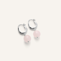 Silver blush drop earrings - Pernille Corydon - Silverado Jewellery