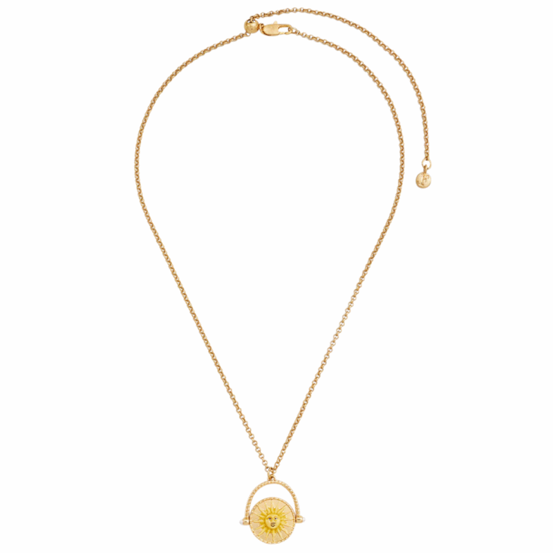 Day And Night Spinner Necklace