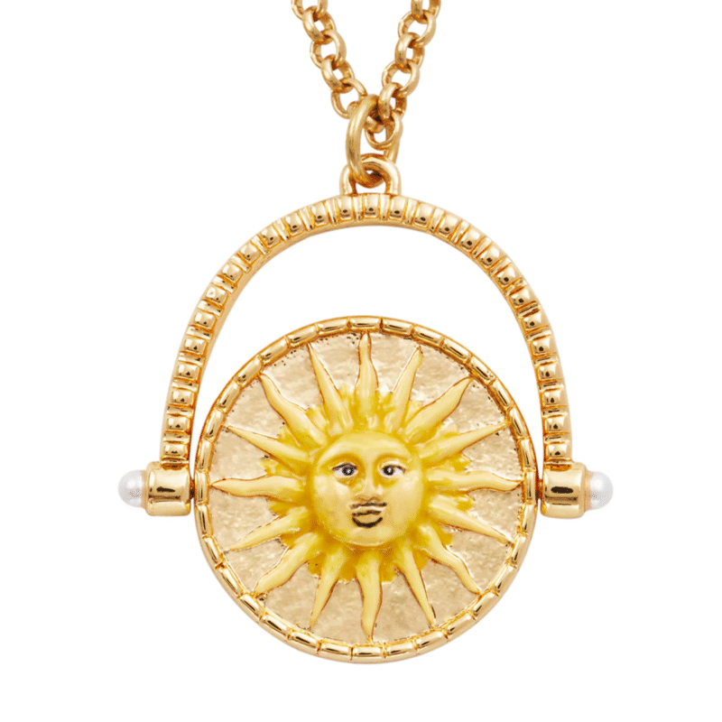 Day And Night Spinner Necklace