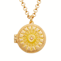 Sun Locket Necklace