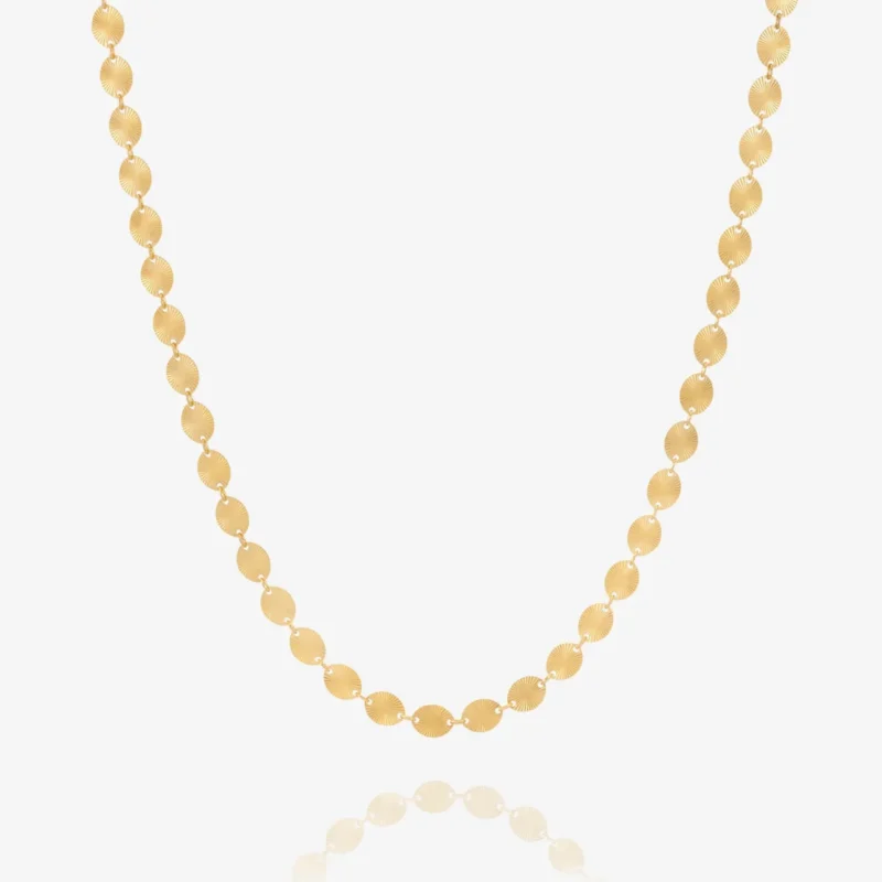 Sunburst Chain Necklace