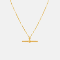 T-bar necklace - One and Eight - Silverado Jewellery