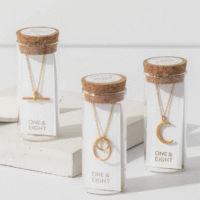 T-bar necklace - One and Eight - Silverado Jewellery