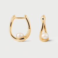 La perla aura hoop earrings - PDPAOLA - Silverado jewellery