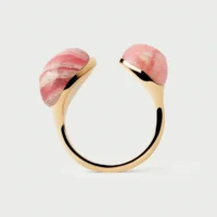 Rhodochrosite Gravity Ring