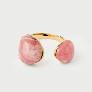 Rhodochrosite Gravity Ring PDPAOLA Rhodochrosite Gravity Ring