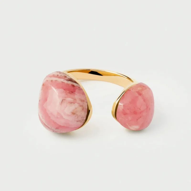 Rhodochrosite Gravity Ring