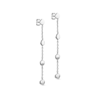 silver Talia drop earrings - ENAMEL Copenhagen - Silverado jewellery