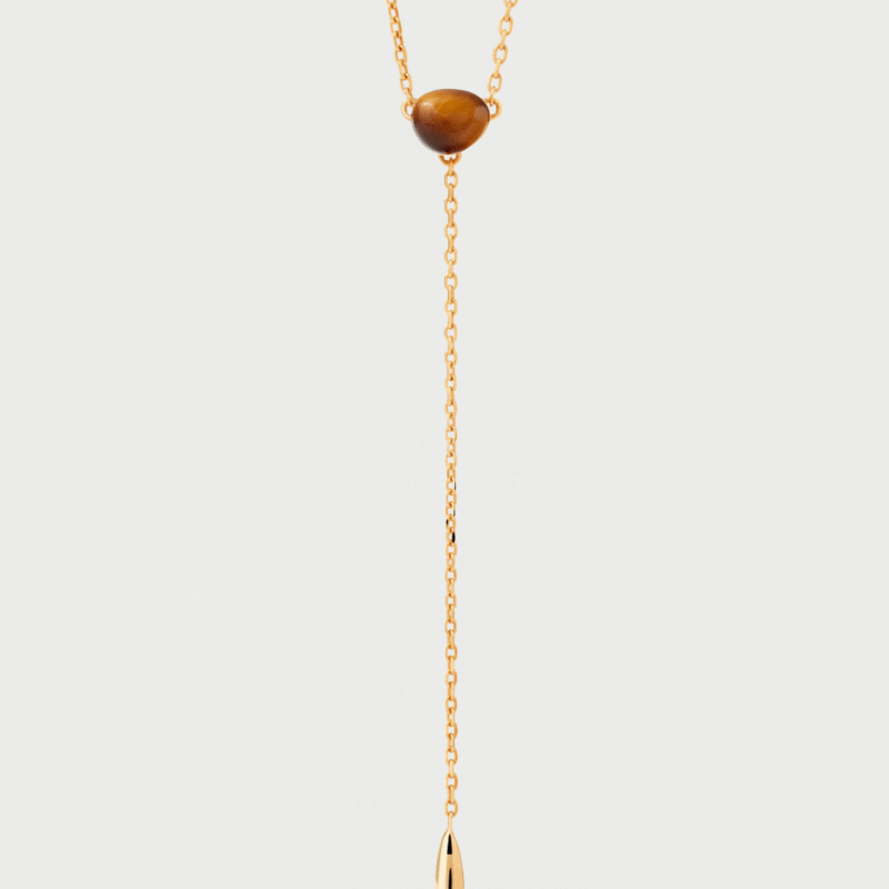 Tigers eye Stella necklace - PDPAOLA - Silverado Jewellery