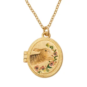 bunny fable Running Bunny Locket Necklace