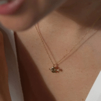 Gold Peace Dove Necklace